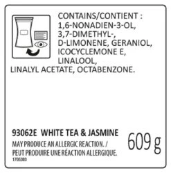 Woodwick Large Jar Candle - White Tea & Jasmine -Home Sales Store 1234507 R Z010A