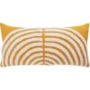 Habitat Geo Tufted Cushion - Yellow & White - 60x30cm -Home Sales Store 1240209 R Z001A