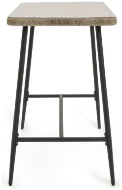 Habitat Malta 4 Seater Rattan Effect Garden Bar Set -Natural -Home Sales Store 1242245 R Z002A