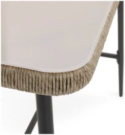 Habitat Malta 4 Seater Rattan Effect Garden Bar Set -Natural -Home Sales Store 1242245 R Z003A