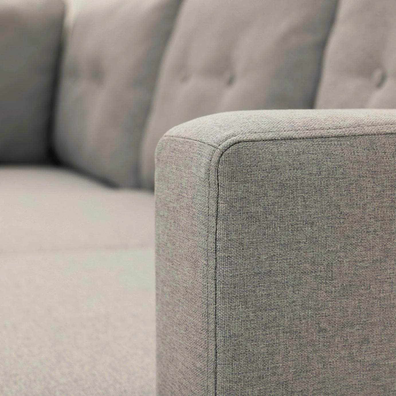 Habitat Joshua Self Assembly Left Hand Corner Sofa - Grey 11 Habitat Joshua Self Assembly Left Hand Corner Sofa - Grey - Image 9