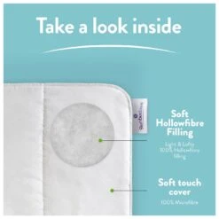 Slumberdown Light & Cool 1 Tog Duvet - Single 15 Slumberdown Light & Cool 1 Tog Duvet - Single -Home Sales Store 1251449 R Z004A