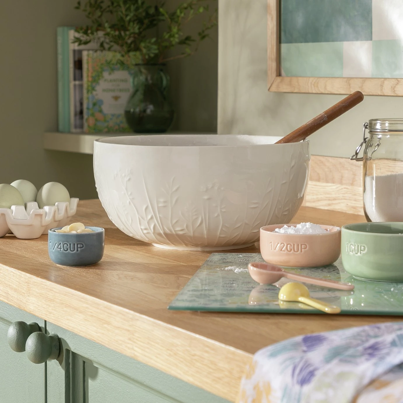 Habitat Herbalist Fine China Mixing Bowl 4 Habitat Herbalist Fine China Mixing Bowl - Image 2