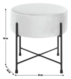 Habitat Jax Metal Footstool - Mint Green -Home Sales Store 1259056 R E001