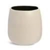 Habitat Curve White Ceramic Planter -Home Sales Store 1259290 R Z003A