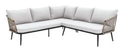 Habitat Somerset 5 Seater Metal Garden Corner Sofa Set -Home Sales Store 1259506 R Z004A
