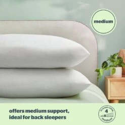 Silentnight Anti-Allergy Medium/ Soft Pillow - 2 Pack -Home Sales Store 1274299 R Z005A