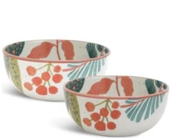 Habitat X Kew Set Of 2 Stoneware Cereal Bowl -Home Sales Store 1300596 R Z005A