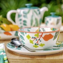 Habitat X Kew Set Of 2 Stoneware Cereal Bowl -Home Sales Store 1300596 R Z005C