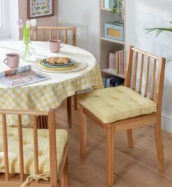 Habitat Pack Of 2 Woven Cushion Seat - Yellow -Home Sales Store 1307386 R Z001C