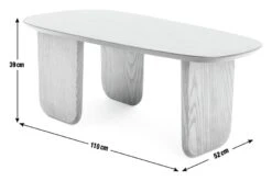 Habitat Xylo Coffee Table - Dark Wood -Home Sales Store 1308024 R E001