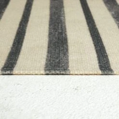 Habitat Grey Stripe Outdoor Rug -Home Sales Store 1340367 R Z001C