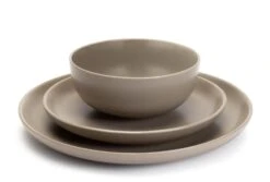 Habitat Mushroom 12 Piece Stoneware Dinner Set - Mushroom 10 Habitat Mushroom 12 Piece Stoneware Dinner Set - Mushroom -Home Sales Store 1341108 R Z002A