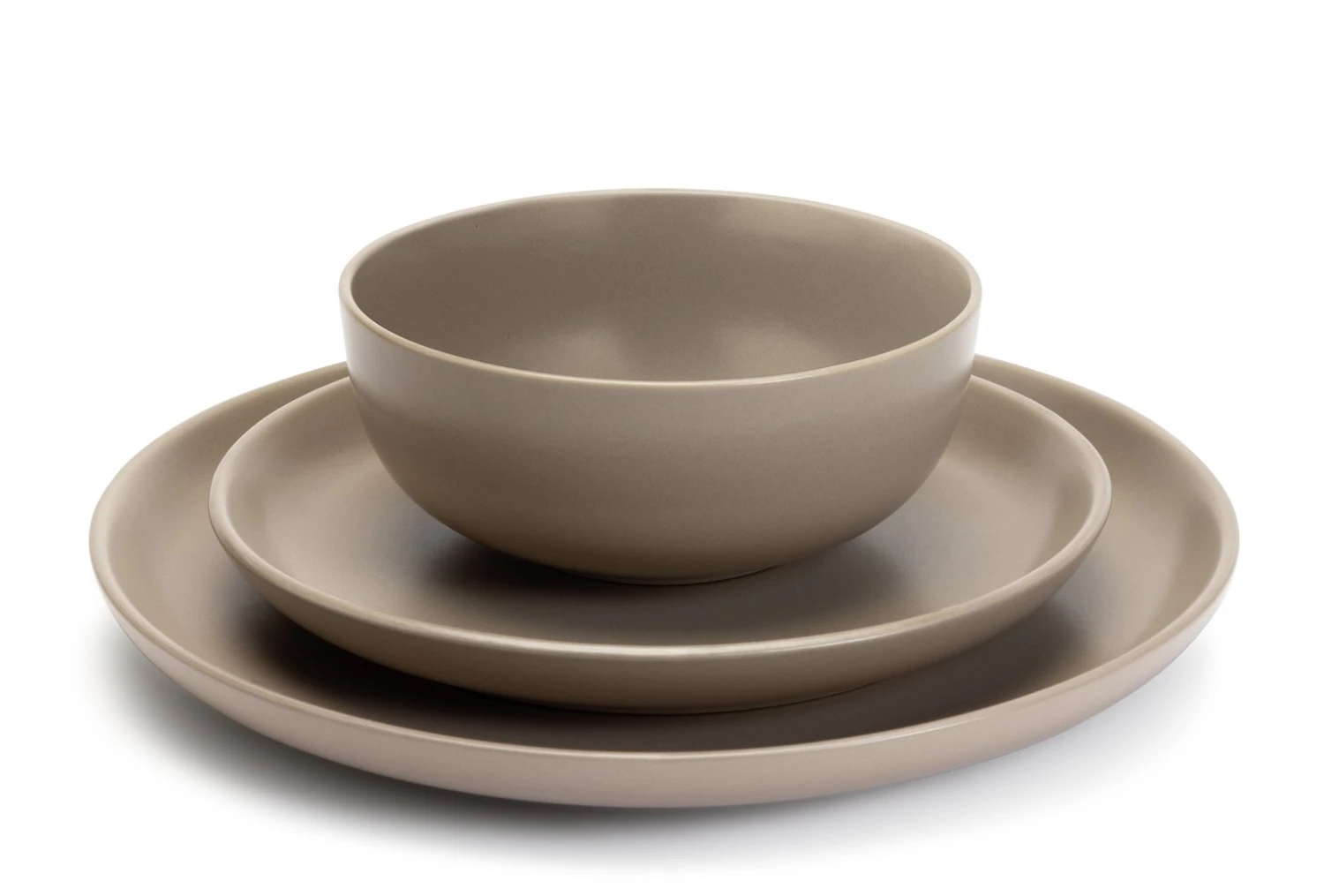 Habitat Mushroom 12 Piece Stoneware Dinner Set - Mushroom 6 Habitat Mushroom 12 Piece Stoneware Dinner Set - Mushroom - Image 4