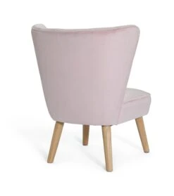 Habitat Alexis Velvet Cocktail Chair - Pink 16 Habitat Alexis Velvet Cocktail Chair - Pink -Home Sales Store 1341225 R Z003A