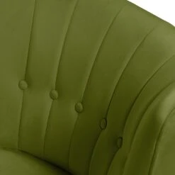 Habitat Alexis Velvet Cocktail Chair - Olive -Home Sales Store 1341287 R Z005A