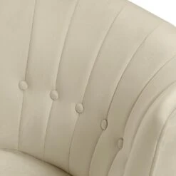 Habitat Alexis Velvet Cocktail Chair - Cream -Home Sales Store 1341294 R Z005A