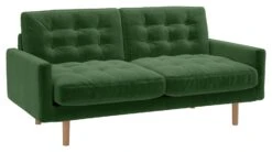Habitat Fenner Velvet 2 Seater Sofa - Moss Green 14 Habitat Fenner Velvet 2 Seater Sofa - Moss Green -Home Sales Store 1345166 R Z008A