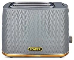 Tower T20054GRY Empire 2 Slice Toaster - Grey -Home Sales Store 1345324 R Z002A