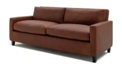 Habitat Chester Leather 3 Seater Sofa - Dark Feet - Tan -Home Sales Store 1345616 R Z002A