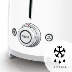 Smeg TSF01WHUK 50's Style Retro 2 Slice Toaster - White -Home Sales Store 1346426 R Z003A
