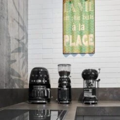 Smeg DCF02BLUK Retro Drip Filter Coffee Machine - Black -Home Sales Store 1346495 R Z006A