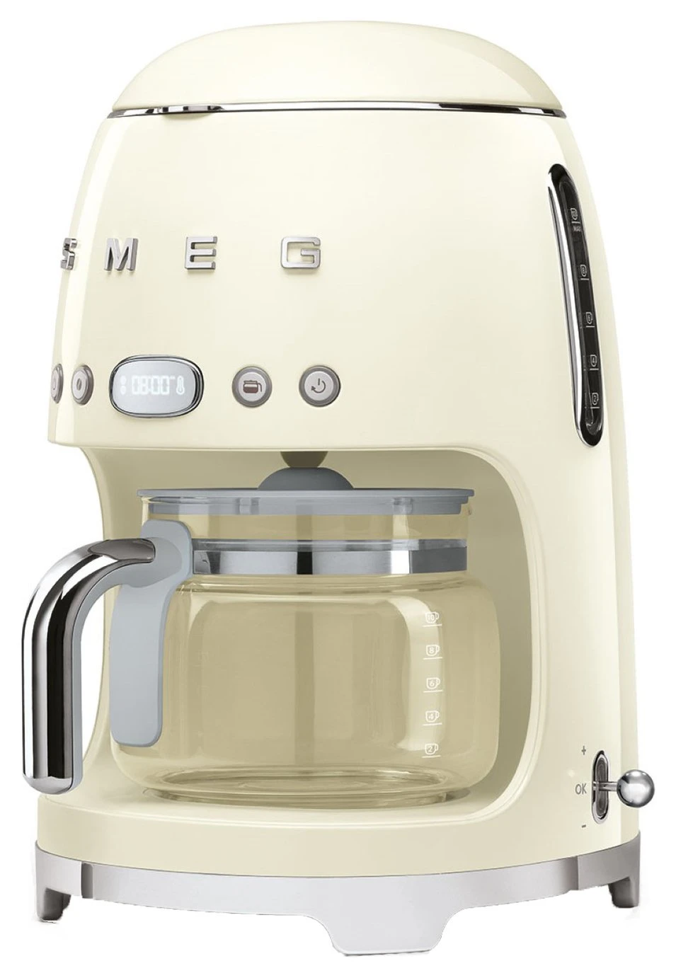 Smeg DCF02 50's Style Retro Drip Filter Coffee Machine Cream 4 Smeg DCF02 50's Style Retro Drip Filter Coffee Machine Cream - Image 2