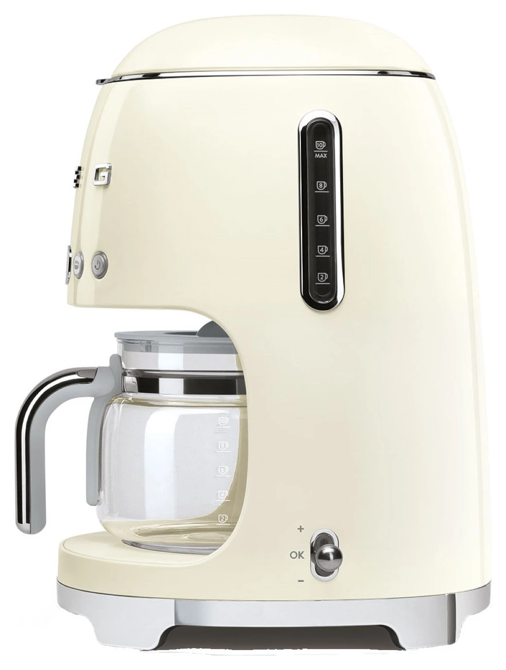 Smeg DCF02 50's Style Retro Drip Filter Coffee Machine Cream 5 Smeg DCF02 50's Style Retro Drip Filter Coffee Machine Cream - Image 3