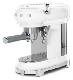 Smeg ECF01 50's Style Retro Espresso Coffee Machine - White -Home Sales Store 1346653 R Z002A