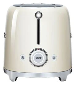 Smeg TSF01CRUK 50's Style Retro 2 Slice Toaster - Cream -Home Sales Store 1346804 R Z006A