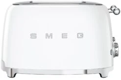 Smeg TSF03WHUK 50's Style Retro 4 Slice Toaster - White