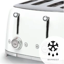 Smeg TSF03WHUK 50's Style Retro 4 Slice Toaster - White -Home Sales Store 1346842 R Z003A