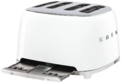 Smeg TSF03WHUK 50's Style Retro 4 Slice Toaster - White -Home Sales Store 1346842 R Z006A