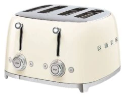 Smeg TSF03CRUK 50's Style Retro 4 Slice Toaster - Cream -Home Sales Store 1346873 R Z005A