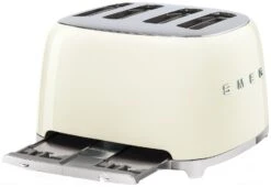 Smeg TSF03CRUK 50's Style Retro 4 Slice Toaster - Cream -Home Sales Store 1346873 R Z006A