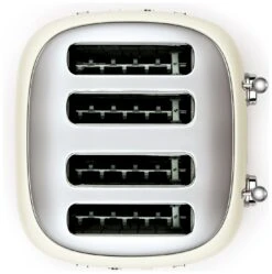 Smeg TSF03CRUK 50's Style Retro 4 Slice Toaster - Cream -Home Sales Store 1346873 R Z007A