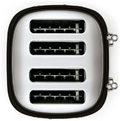 Smeg TSF03BLUK 50's Style Retro 4 Slice Toaster - Black -Home Sales Store 1346907 R Z007A