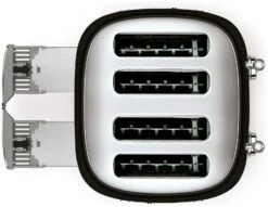 Smeg TSF03BLUK 50's Style Retro 4 Slice Toaster - Black -Home Sales Store 1346907 R Z008A