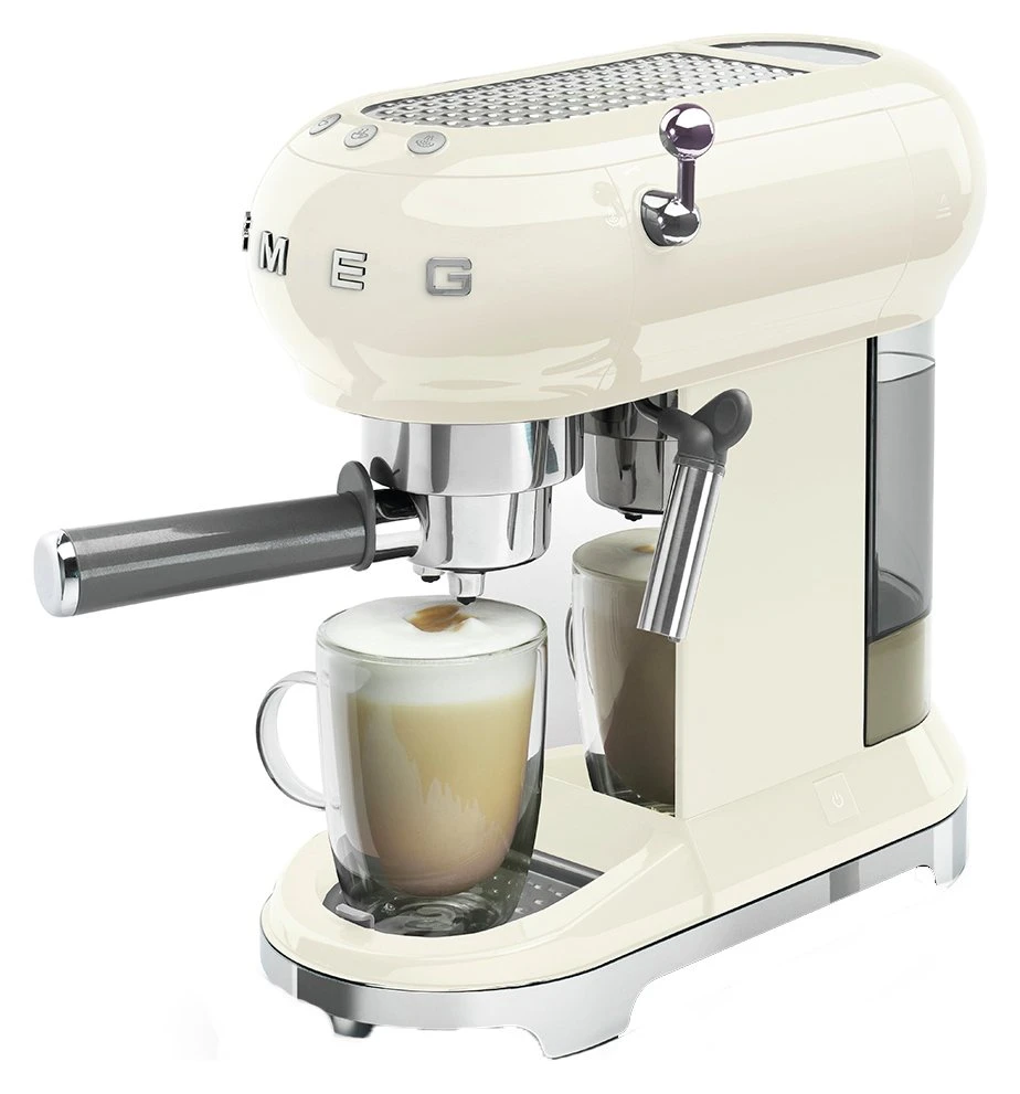 Smeg ECF01 50's Style Retro Espresso Coffee Machine - Cream 5 Smeg ECF01 50's Style Retro Espresso Coffee Machine - Cream - Image 3