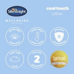 Silentnight Wellbeing Cool Touch Medium Pillow -Home Sales Store 1348888 R Z007A