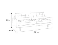 Habitat Fenner Velvet 3 Seater Sofa - Moss Green -Home Sales Store 1350443 R E001