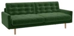 Habitat Fenner Velvet 3 Seater Sofa - Moss Green -Home Sales Store 1350443 R Z008A