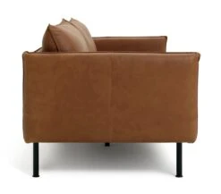 Habitat Moore Leather 3 Seater Sofa - Tan -Home Sales Store 1352616 R Z004A