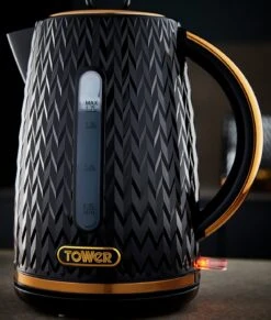 Tower T10052BLK Empire Kettle - Black -Home Sales Store 1357439 R Z004A