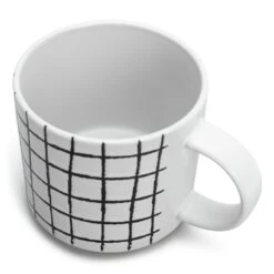Habitat Grid Set Of 4 Mugs - White -Home Sales Store 1402944 R Z004A