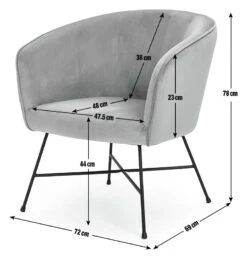 Habitat Jax Metal Accent Chair - Mint Green -Home Sales Store 1403950 R E001