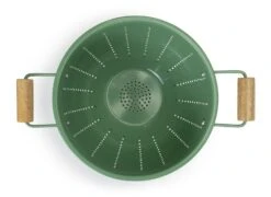 Habitat Enamel And Wood Colander -Home Sales Store 1404519 R Z002A