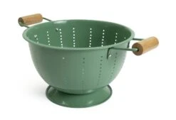 Habitat Enamel And Wood Colander -Home Sales Store 1404519 R Z003A