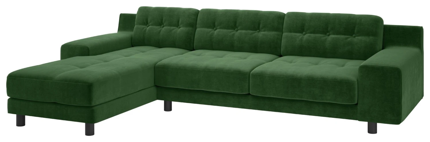 Habitat Hendricks Left Hand Corner Chaise Sofa - Moss Green 3 Habitat Hendricks Left Hand Corner Chaise Sofa - Moss Green