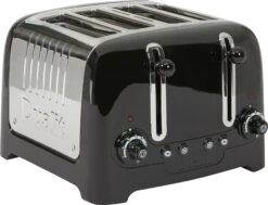 Dualit DPP4 Lite 4 Slice Toaster - Black -Home Sales Store 1467123 R Z006A